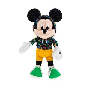 2025 Disney Parks Mickey Mouse Shorts & Hoodie datiert Jahr 13 Zoll Plüsch - Bild 1 von 3