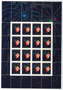 CANADA SHEET 1278phMNH 39c x 16 THE CANADIAN FLAG (1965 - 1990) - Picture 1 of 1
