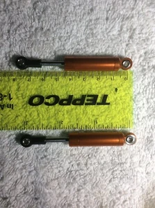 Orange Aluminum Alloy RC1:10 Shock Absorber for Trucks Climbing Car Pack of 2 - Picture 1 of 5