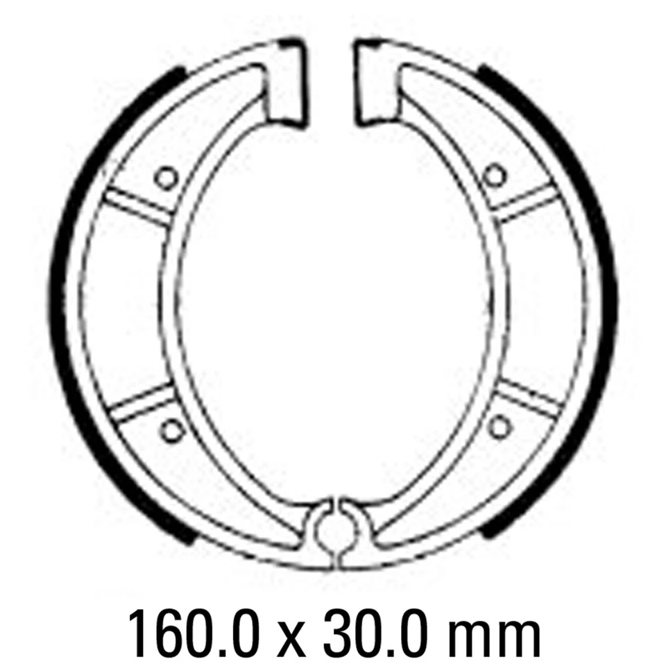 Ferodo Front Brake Shoes for Husqvarna CR125 1981-1982 - image 1 of 1