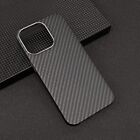 100% Real Carbon Fiber Slim Case for iPhone 13 Pro Max Metal Camera Ring Cover