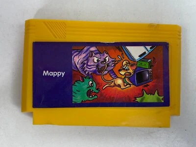 Mappy PEGASUS RARE Dendy Famicom Famiclone Nes Tv Game Cartridge - Image 1 of 3