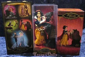 Disney Designer Märchenpuppen Helden & Schurken Schneewittchen & Hexe limitierte Auflage - Bild 1 von 7