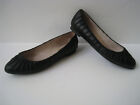 Louise Et Cie Ashlin Black Leather Ballet Flats Women Size Us 7W  Hot