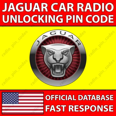 ✅JAGUAR RADIO PIN CODE FOR ALL MODELS XE XF XJ XJ S XK XKR S-TYPE X-TYPE ALPINE✅ - Image 1 of 4