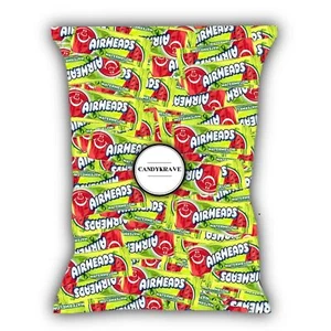Airheads Candy Mini Bars, Watermelon Flavor, 80 Pieces Bulk Bag, Individually - Picture 1 of 7
