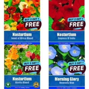 Flower Seeds UK Grow Your Own Outdoor Plants Borders | Over 62 varieties - Picture 1 of 101