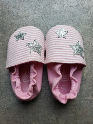 Zapatos Teeny Toes Infantil Niña - Talla 3W - Rosa con Estrellas Foto 1 de 4