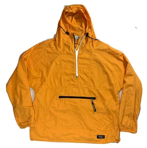Chaqueta LL BEAN talla XL con capucha naranja abrigo de lluvia - Imagen 1 de 5