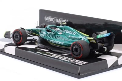 ASTON MARTIN AMR22 GP Bahrain 2022 Nico Hulkenberg, Minichamps 1:43 F1RS - Immagine 1 di 4