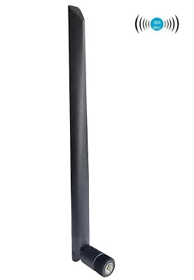 Antenna 868MHz 5dBi SMA-J/TPEE/piegabile 90°/nero ad es. LoRa, Sigfox, UHF (RFID) - Immagine 1 di 4