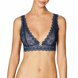 Heidi by Heidi Klum Geometric-Lace Bra H21-1167B Dress Blues Small - Picture 1 of 2