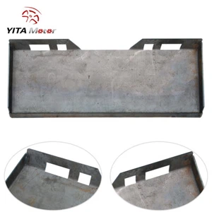 3/8" Quick Tach Mount Plate Skid Steer Heavy Steel Front Loader Bucket Plate US - Picture 1 of 8