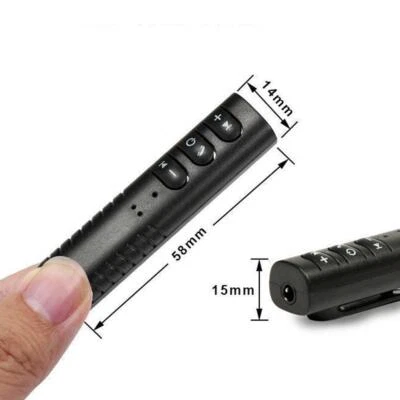 Wireless Bluetooth Receiver AUX 3.5mm Audio Stereo Car Music Free O2C0 L2S1 - Image 1 of 4