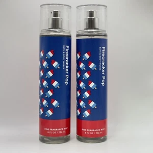 Bath & Body Works Firecracker Pop Fine Fragrance Body Mist Set of 2 NEW - Picture 1 of 2