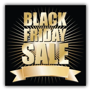 Black Friday Sale Shine Car Bumper Sticker Decal - Picture 1 of 1