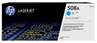 Genuine HP 508A Cyan Toner Cartridge | Works with HP Color LaserJet Enterprise M
