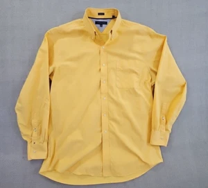 Tommy Hilfiger Shirt Men's 16 1/2 34-35 Regular Fit Button Down Long Sleeve EUC - Picture 1 of 13