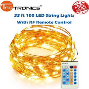TaoTronics 33ft 100 LED String Lights TT-SL036 Dimmable with Remote LED10