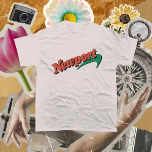 Vintage Newport Cigarettes T-Shirt, 90's Promo Tee, Smoker Shirt, Unisex T shirt - Picture 1 of 2