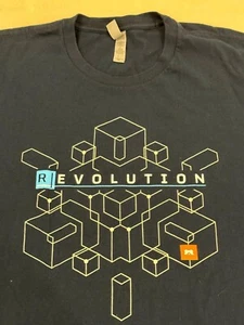 Next Level Men's T-Shirt Revolution Graphic Smartbear Medium Short Sleeve M Blue - Picture 1 of 7