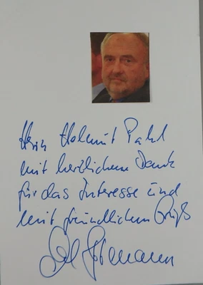 Autogramm deutscher Politiker NRW Minister Axel Horstmann (121109) - Bild 1 von 2
