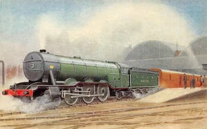 London & North Eastern Railway Train Kings Cross Station Vintage Postcard - Picture 1 of 1