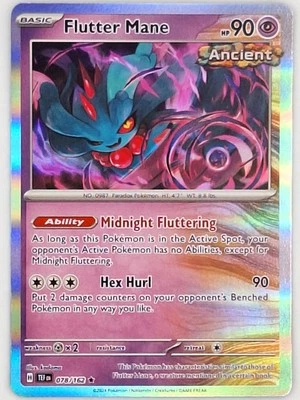 Flutter Mane 078/162 Sv05: Temporal Forces Reverse Holo NM - Image 1 of 2