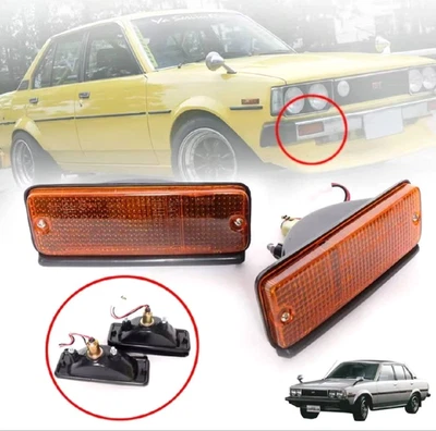 Turn Bumper Light Lamp New For TOYOTA COROLLA KE70 KE72 KE75 TE71 TE72 LH_RH/Set Foto 1 de 4