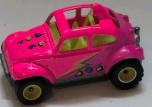 Vintage 1983 Hot Wheels Diecast 1/64 Real Riders Cal Custom Hot Pink VW Baja Bug - Picture 1 of 5