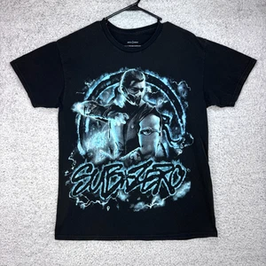 T-shirt GOAT Mortal Kombat Sub-Zero FINISH HIM double face nera uomo taglia M - Foto 1 di 7