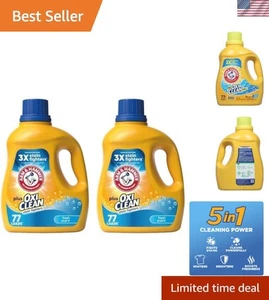 OxiClean Plus Flüssigwaschmittel mit frischem Duft - 201 flüssige Unzen, 5 starke Vorteile - Bild 1 von 16