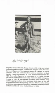 Bob Knapp Signed Photograph Test Pilot (d) Led first allied attack on Rome WWII - Picture 1 of 1