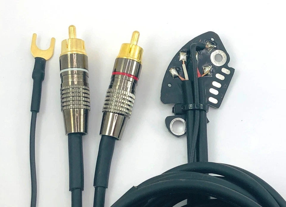 Technics SL 1200 1210 MK2 MK3 M3D MK3D MK5 MK6 Cavo rca phono con massa | 6N - Image 1 of 4