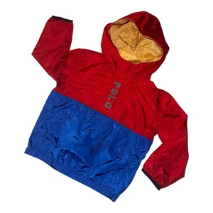 🔥 Polo Ralph Lauren Unisex Youth Pullover Hooded Windbreaker Jacket Size 3T 🔥 - Picture 1 of 5