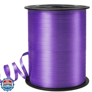 VISPAD Dark Purple Curling Ribbon, Balloon String 500 Yard for Gift Wrapping, - Picture 1 of 5