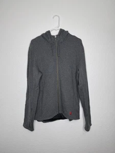 Chrome Industries Utility Mobility Full Zip Hoodie Jacket Lrg Gray Red Logo Mens - Picture 1 of 21