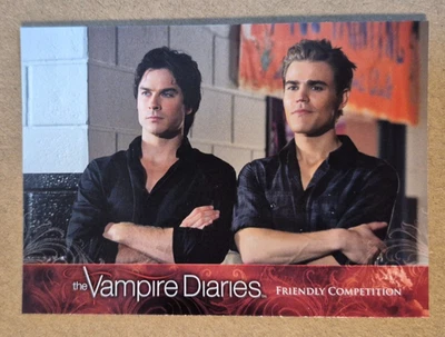THE VAMPIRE DIARIES Season 2 Trading Card #6 Cryptozoic 2012 "Friendly..." - Image 1 of 2