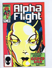 Alpha Flight #20 Marvel 1985 Gold and Love Affairs ?