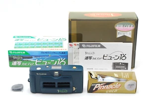 【UNUSED GOLF SET BOX】FUJIFILM RENSHA CARDIA Byu-N 16 35mm Film Camera From Japan - Picture 1 of 10