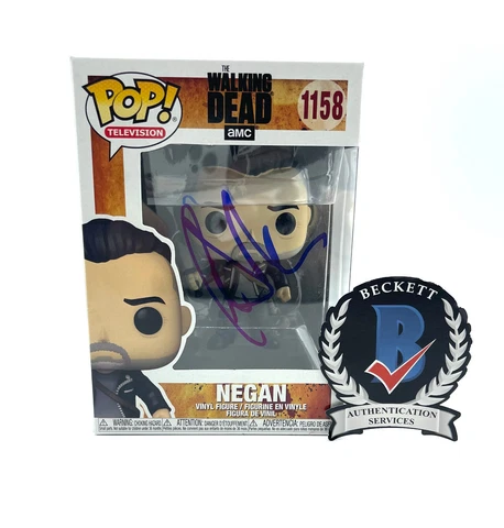 JEFFREY DEAN MORGAN SIGNED AUTOGRAPH FUNKO POP THE WALKING DEAD BECKETT BAS COA Cover