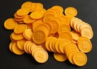 Biermarken gelb Pfandmarken Getränkemarken 100 Stk