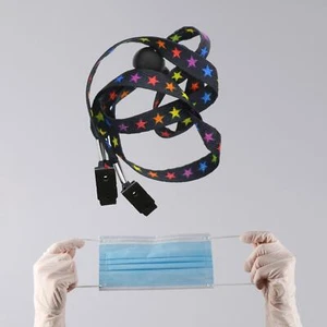 Bib Holder Clip Lightweight Napkin Lanyard Neck Strap Dining - Picture 1 of 5