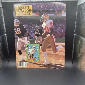 San Francisco 49ers JERRY RICE Beckett Football Card Magazine Issue # 7 Oct 1990 - Picture 1 of 6