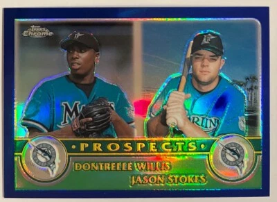 Dontrelle Willis Jason Stokes 2003 Topps Chrome Refractor #’D /699 #433 ESE - Image 1 of 2