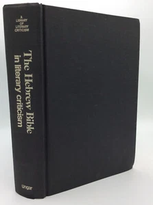 THE HEBREW BIBLE IN LITERARY CRITICISM - 1986 - LIBRARY OF LITERARY CRITICISM - Picture 1 of 4