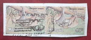 MALASIA Asia 1979 40c Usado Par Lémur Mi 190Y Scott 176 GUNAKANLAH PM XF 7894 - Imagen 1 de 2