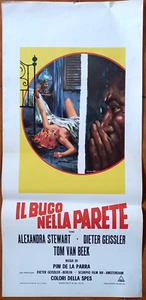 LOCANDINA FILM "IL BUCO NELLA PARETE' A. Stewart, D. Geissler.. -cm 33x69 - Picture 1 of 1