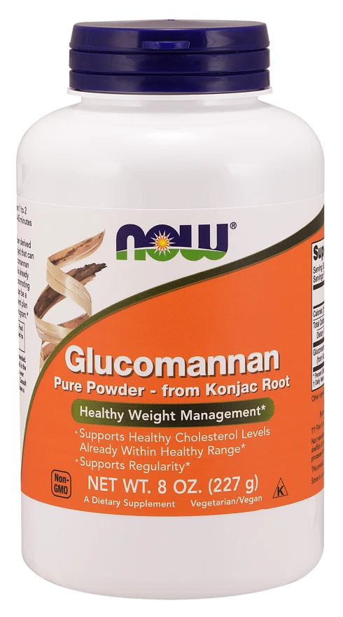 Polvo puro de glucomanano 8 oz de NOW Foods Foto 1 de 1