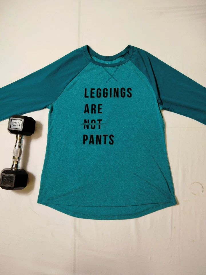 Danskin Now Active Athletic  Aqua green  T-Shirt Top Size L/G -12-14    *r6 - Image 1 of 4